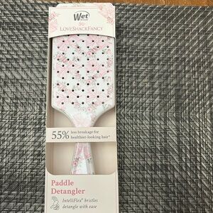 Wet Brush x LoveShackFancy Paddle Detangler Hair Brush - Rosa Beaux NIB